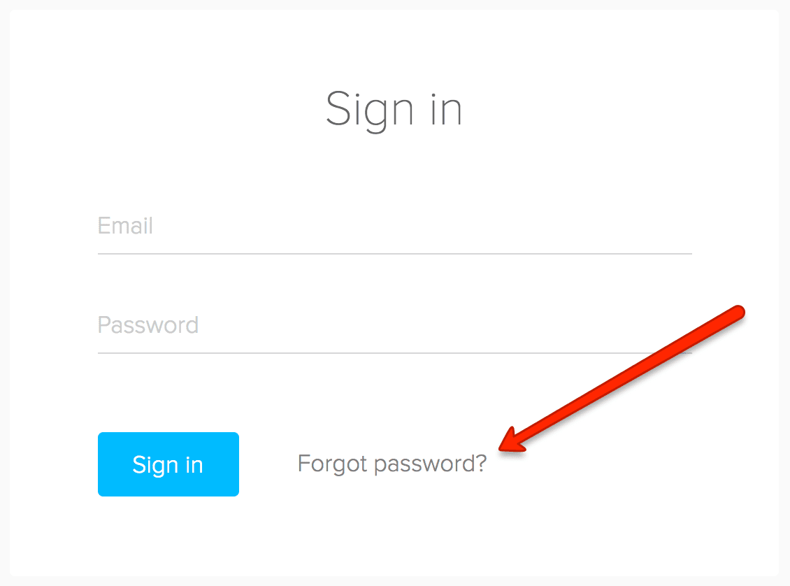 Introducing “Forgot Password?” Reset Link