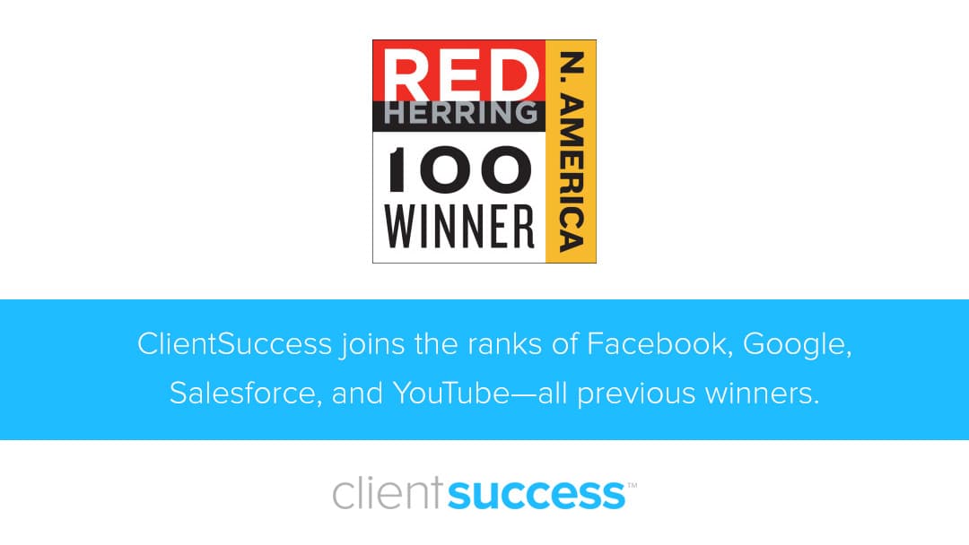 ClientSuccess Selected as a 2016 Red Herring Top 100 North America Winner