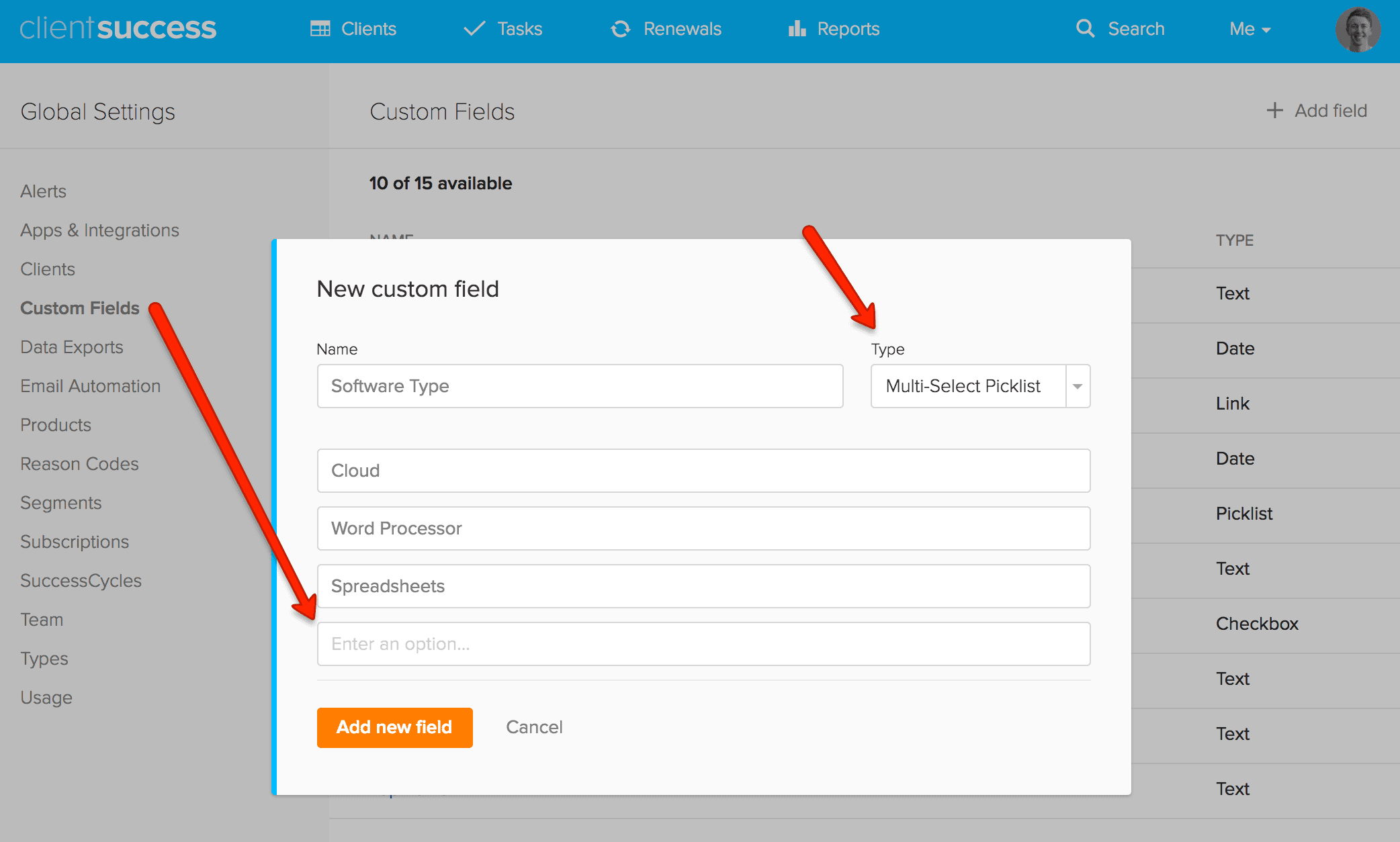 Introducing Multi-Select Picklist Custom Field Type, In-line Editing Enhancement for Text Custom Fields, and Performance Enhancements