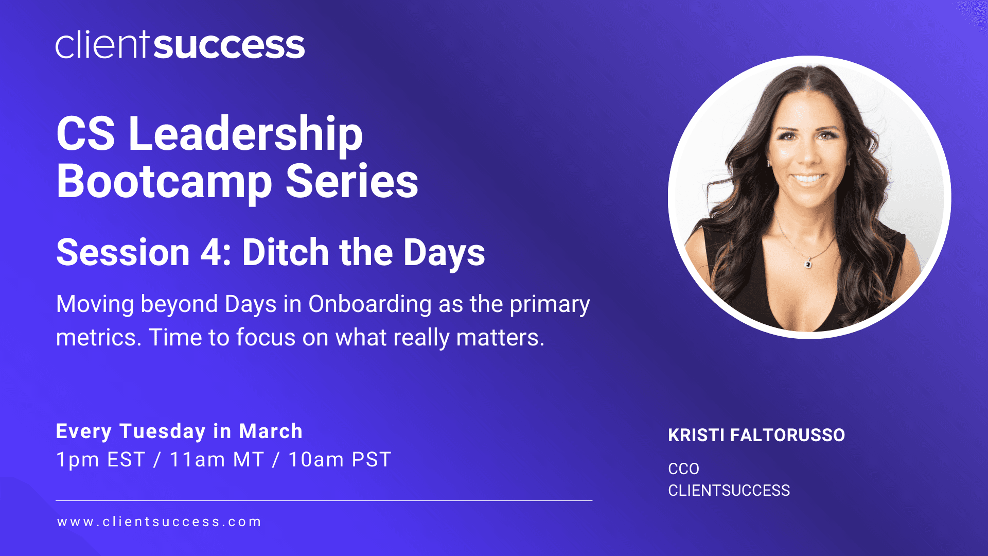 On-Demand | CS Leadership Bootcamp Series – The Onboarding Edition: Ditch the Days
