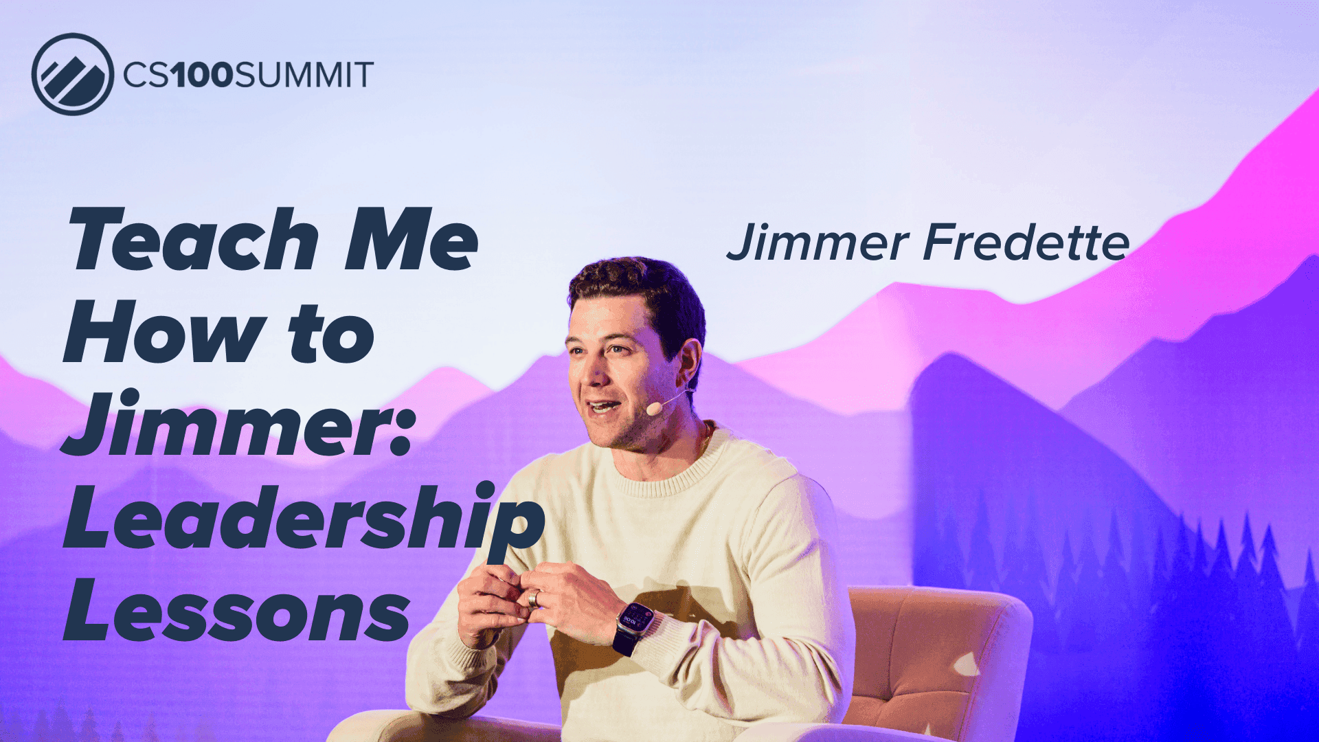 CS100 β Keynote: Leadership Lessons from an Elite Career